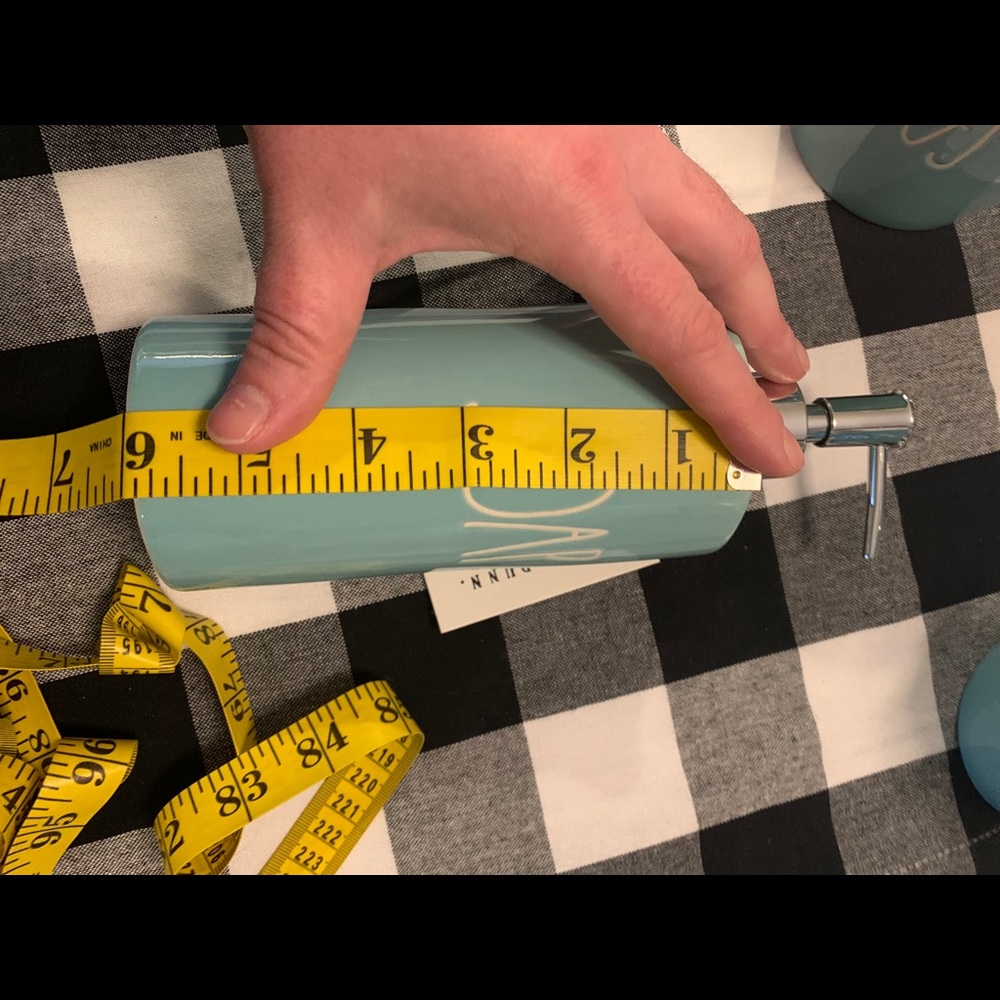 HOST PICK💙Rae Dunn NEW bathroom teal set 💙 - Picture 3 of 4